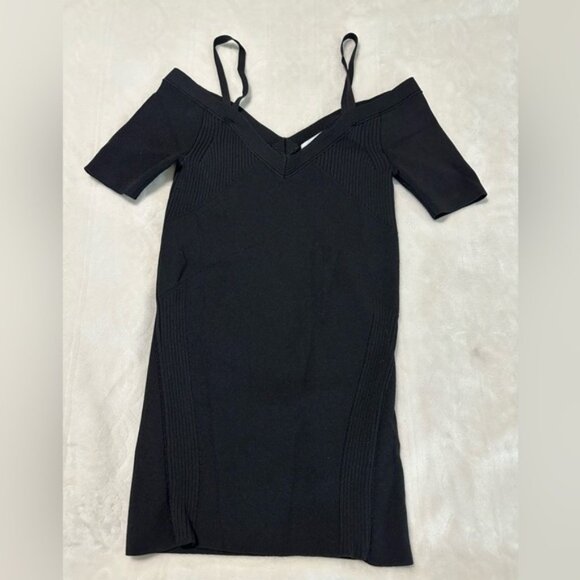 REISS Black Off‎ the shoulder with straps Shirt XS - Picture 1 of 8